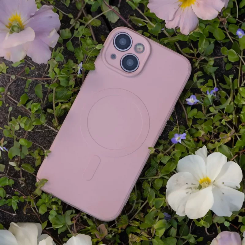 iLike Simple Color Mag Case Samsung Galaxy A57 5G rozā
