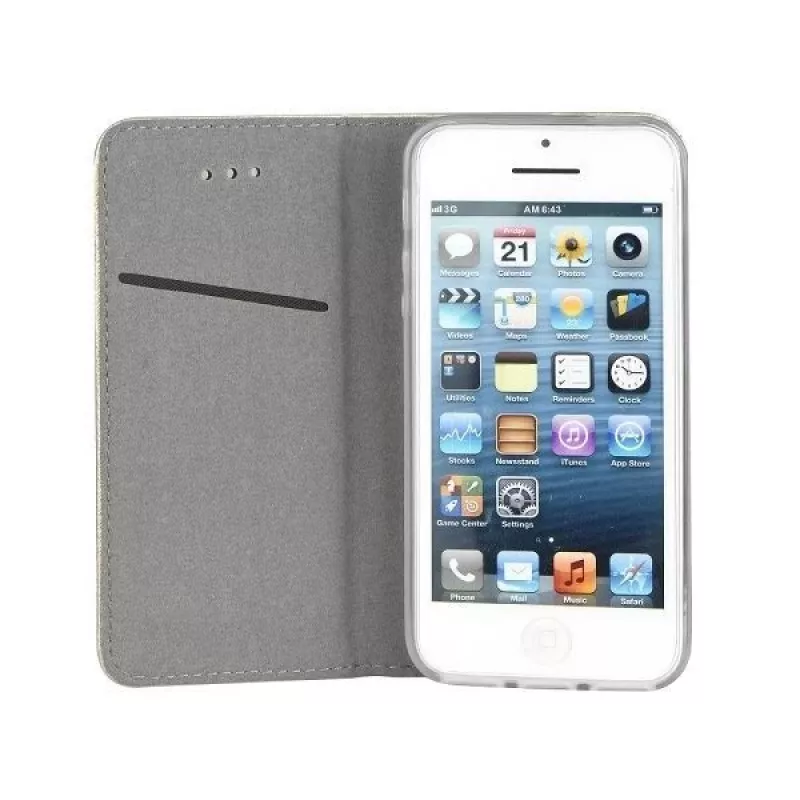 iLike Smart Magnet Book Case for Xiaomi Redmi A3, Black