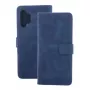 iLike Smart Velvet Book Case for Samsung Galaxy A26 5G - Navy Blue
