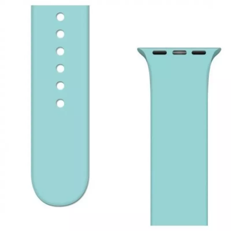 iLike Strap APS Silicone Band for Watch Ultra / 8 / 7 / 6 / 5 / 4 / 3 / 2 / SE (45 / 44 / 42mm) Strap Watch Bracelet Light Blue