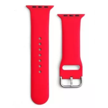 iLike Strap APS Silikona pulksteņa siksniņa Apple Watch 8/7/6/5/4/3/2/SE (41/40/38mm) Sarkanā