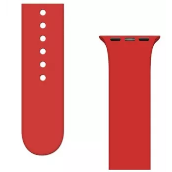 iLike Strap APS Silikona Rokasiksna Apple Watch Ultra / Series 8/7/6/5/4/3/2 / SE (45/44/42mm) - Sarkana