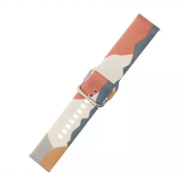 iLike Strap Moro Band Samsung Galaxy Watch 46mm Silikona Siksniņa Pulksteņa Rokassprādze Raksts