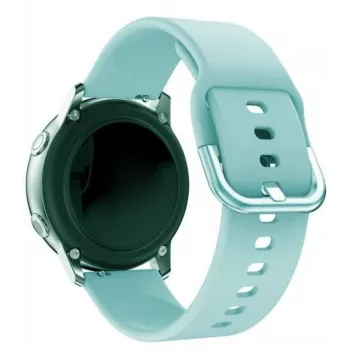 iLike Strap TYS universāla 20mm silikona viedpulksteņa siksniņa, melna
