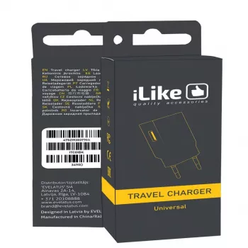 iLike Travel Charger ITC01 White - 5W USB-A sienas lādētājs ar EU spraudni