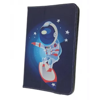 iLike Universal Cosmonaut planšetdatora maciņš 9-10 inch planšetdatoriem, PU āda, daudzkrāsains, statīva funkcija, elastīga lente, mikrošķiedras odere