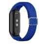 iLike Universal Mi Band 8 aproce pinums auduma siksniņa zila