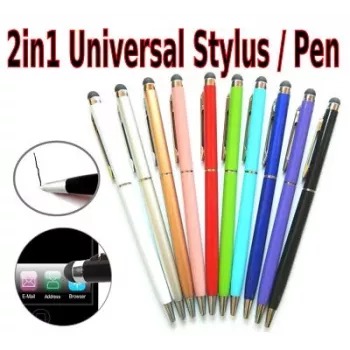 iLike Universal PN1 Universāls 2-in-1 kapacitatīvs skārienpildspalva ar pildspalvu (viedtālrunim un planšetdatoram) Violeta