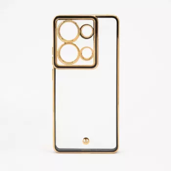 iLike Xiaomi Poco M6 Pro TPU+PC hibrīda aizsargmaciņš ar kameras aizsardzību caurspīdīgs melns