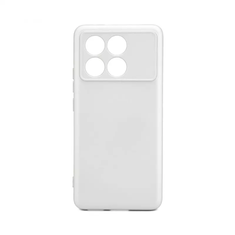 iLike Xiaomi Poco X6 Pro Nano Silikona Maciņš Sudrabs