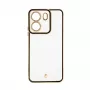 iLike Xiaomi Redmi 13C 4G / Poco C65 TPU+PC ar kameras aizsardzību Caurspīdīgs Melns