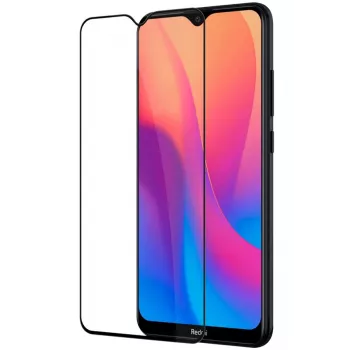 iLike Xiaomi Redmi 8 2.5D Black Frame Full Glue Tempered Glass Screen Protector