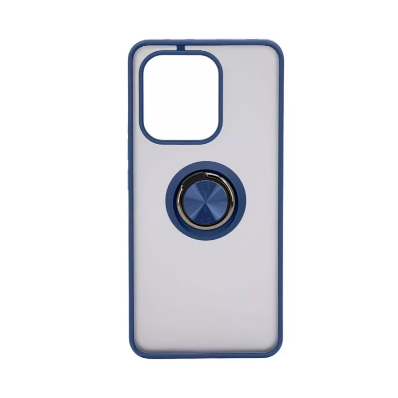 iLike Xiaomi Redmi Note 13 4G Hybrid Case With Ring Dark Blue
