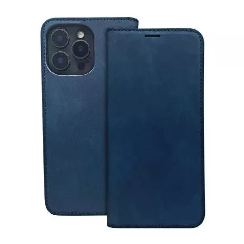 iLike Xiaomi Redmi Note 14 5G Smart Suede Book Case Navy Blue