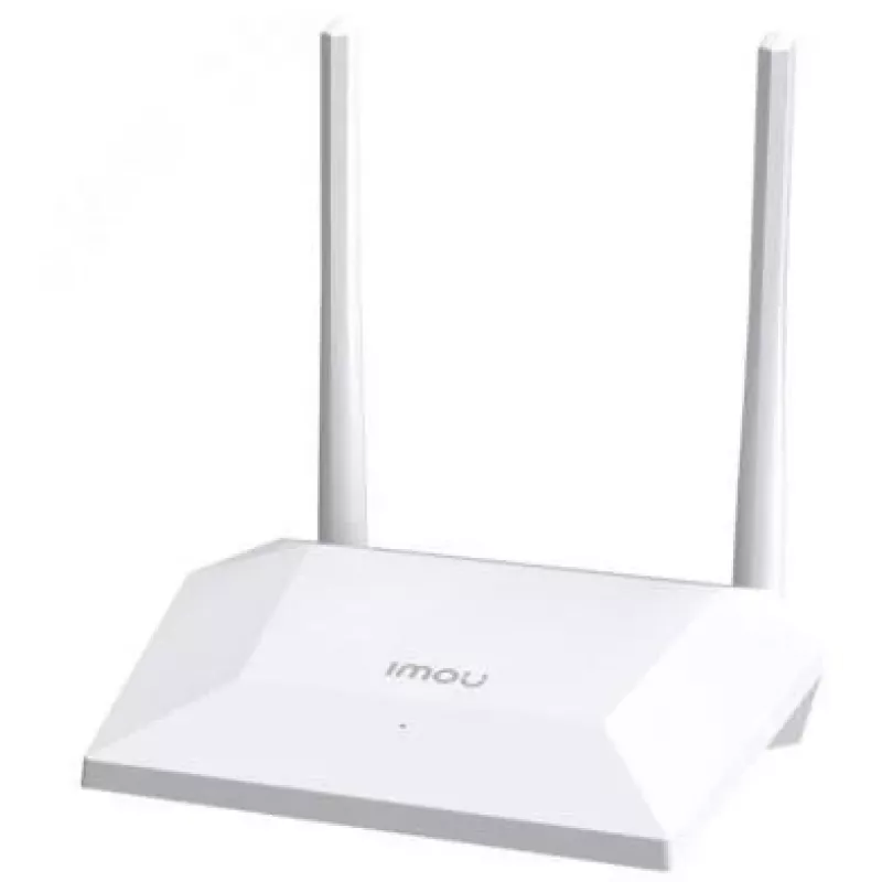 IMOU HR300 Wi-Fi 4 bezvadu maršrutētājs, 300 Mbps, 2.4 GHz, 1 WAN + 2 LAN porti, maršrutētāja/AP/retranslatora režīmi, vecāku kontrole