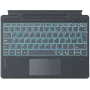 Inateck Surface Pro 8/9/X/11 Keyboard – Gray, German QWERTZ, Backlit with Touchpad