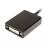 InLine DisplayPort adaptera kabelis, DisplayPort vīrišķais uz DVI-D 24+5 sievišķo, melns, 0,2 m