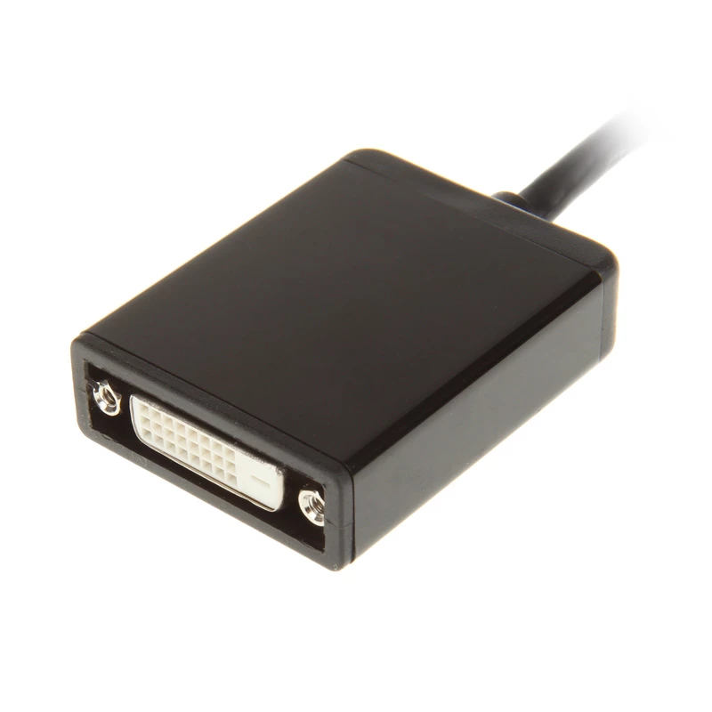 InLine DisplayPort adaptera kabelis, DisplayPort vīrišķais uz DVI-D 24+5 sievišķo, melns, 0,2 m