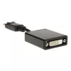 InLine DisplayPort adaptera kabelis, DisplayPort vīrišķais uz DVI-D 24+5 sievišķo, melns, 0,2 m