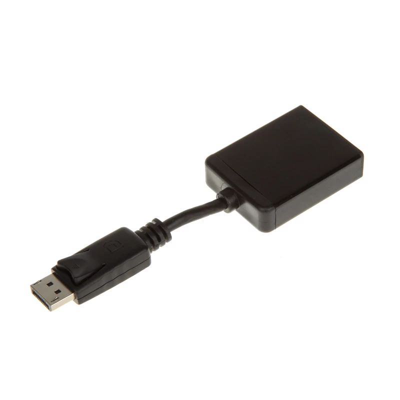 InLine DisplayPort adaptera kabelis, DisplayPort vīrišķais uz DVI-D 24+5 sievišķo, melns, 0,2 m