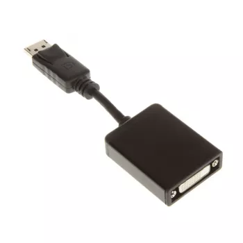 InLine DisplayPort adaptera kabelis, DisplayPort vīrišķais uz DVI-D 24+5 sievišķo, melns, 0,2 m