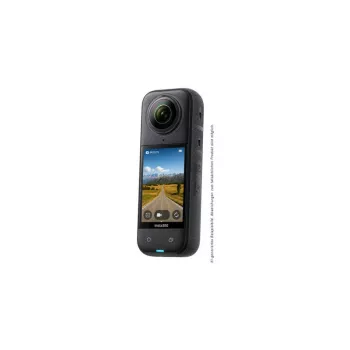 Insta360 X6 360 kamera standarta komplekts Midnight Black, 8K video, 72MP foto, FlowState stabilizācija