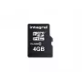 Integral UltimaPro microSDHC Flash Memory Card 4 GB Class 10 UHS-I U1 V10 with SD Adapter