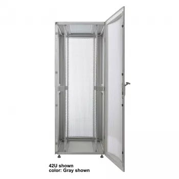 Intellinet Premium Line 36U servera skapis – 19 collu statīvs, 800x1000mm, melns, 2000kg ietilpība, plakanpakas