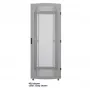 Intellinet Premium Line 36U servera skapis – 19 collu statīvs, 800x1000mm, melns, 2000kg ietilpība, plakanpakas