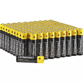 INTENSO Energy Ultra AAA LR03 sārma baterijas (100 iepakojumā)