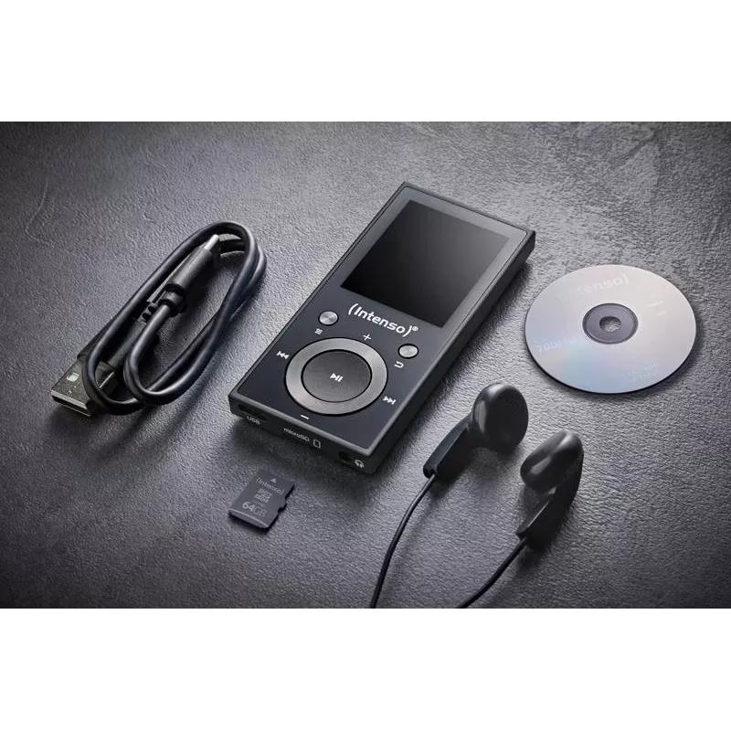 Intenso MP3 atskaņotājs 64GB Melns