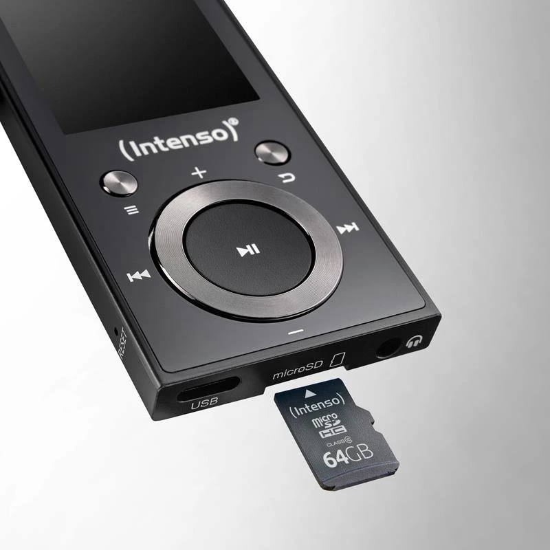 Intenso MP3 atskaņotājs 64GB Melns