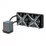 Inter-Tech ALSEYE X240 viss vienā šķidruma CPU dzesētājs, 240mm radiators, 2x 120mm PWM ventilatori, ARGB, Intel & AMD