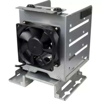 INTER-TECH IPC Mounting Frame ER-47045-1 2,5 collu HDD/SSD 3,5 collu nodalījumā ar 2x USB 3.0 priekšējiem portiem, melns