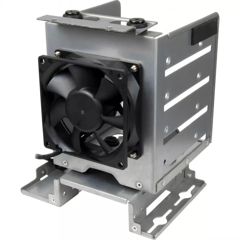 INTER-TECH IPC Mounting Frame ER-47045-1 2,5 collu HDD/SSD 3,5 collu nodalījumā ar 2x USB 3.0 priekšējiem portiem, melns