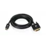IOGEAR 4K @ 30Hz HDMI uz DVI kabelis - 10 pēdas (3 m), apzeltīts, trīskārši ekranēts, melns