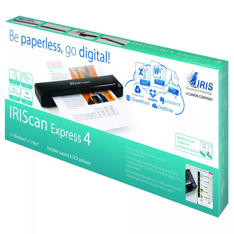 IRIS IRIScan Express 4 pildspalvas skeneris