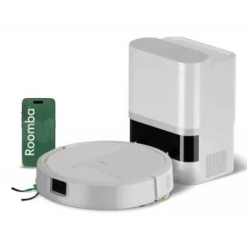 iRobot Roomba 115 Combo Robot Vacuum + Auto Empty Dock White