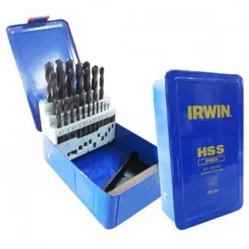 IRWIN 10502504 Urbju komplekts ar lūpu urbjiem 25 gab.