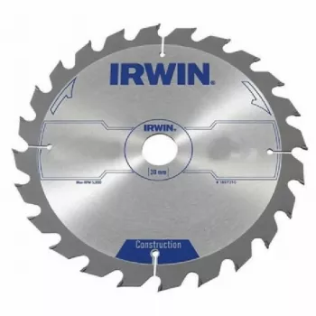 IRWIN Construction Series ripzāģa disks 250 mm x 30 mm urbums, 60 zobi TCT, ATB, koka griešanai