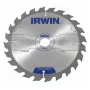 IRWIN Construction Series ripzāģa disks 250 mm x 30 mm urbums, 60 zobi TCT, ATB, koka griešanai