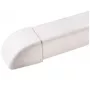 IVENSIS IPEP60 Kabeļu kanāla gala vāciņš balts 60 mm PVC Snap-On