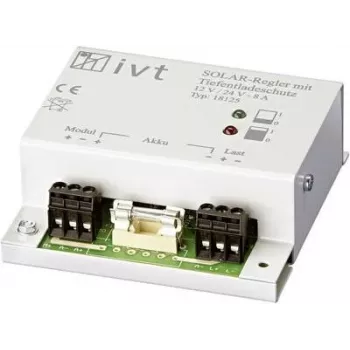 IVT Saules uzlādes kontrolieris 12/24 V, 8 A, PWM