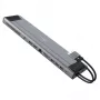 j5create JCD552 M.2 NVMe USB-C 3.2 Gen 2x2 dokstacija ar 100W PD, HDMI un DisplayPort