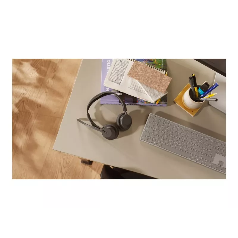 Jabra Evolve3 45 Stereo austiņas ar Link 390a Microsoft statīvu