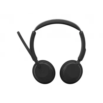 Jabra Evolve3 45 Stereo austiņas ar Link 390c USB-A adapteri Microsoft Teams, melnas