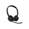 Jabra Evolve3 45 Stereo austiņas ar Link 390c USB-A adapteri Microsoft Teams, melnas