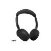 Jabra Evolve3 65 Flex Link 390a MS bezvadu uzlādes paliktņa austiņas