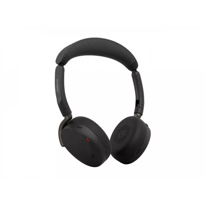 Jabra Evolve3 65 Flex bezvadu Bluetooth austiņas ar Hybrid ANC, Jabra Link 390c USB-C adapteri, UC sertificētas, melnas