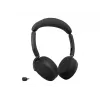 Jabra Evolve3 65 Flex bezvadu Bluetooth austiņas ar Hybrid ANC, Jabra Link 390c USB-C adapteri, UC sertificētas, melnas